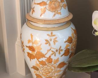Andrea by Sadek Porcelain Ginger Jar #7614