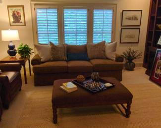 Pair of Leather Club Chairs