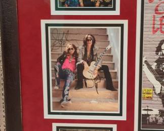 Aerosmith 'Let Rock Rule' 2014 Tour Framed Memorabilia Display