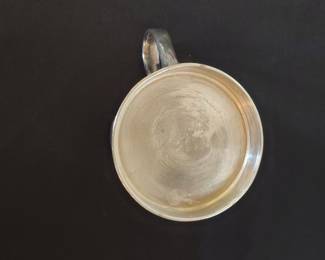 Vintage Silver-Plated Creamer Pitcher with Engraved Detail