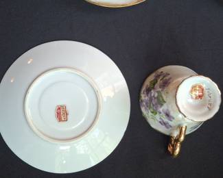 Ucagco Ceramics Japan 'February' Teacup and Saucer Set