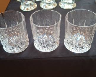 Vintage Royal Crystal Rock Opera Whiskey Tumblers