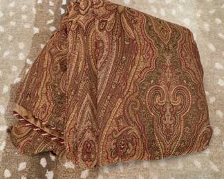 Ralph Lauren Paisley Jacquard Duvet Cover