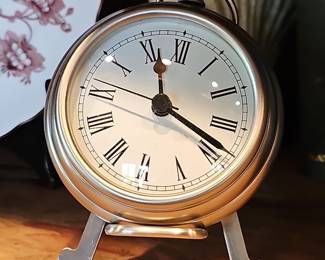 Pottery Barn Vintage Style Pocket Watch Desk Clock