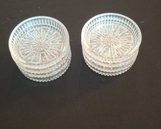Princess House "Highlights" Crystal Coasters