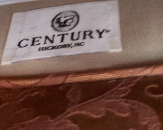 Century Furniture Curved Back Upholstered Sofa