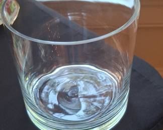Clear Glass Cylinder Vase