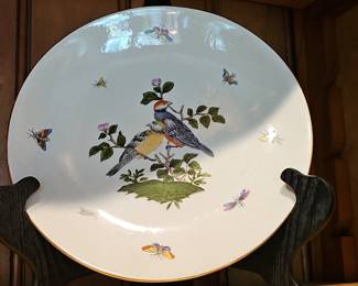Herend Rothschild Bird Porcelain Plate