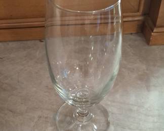 Generic Clear Glass Stemmed Beer Goblets