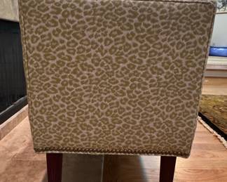 Ballard Designs "Seymour" Bench in Leopard Print