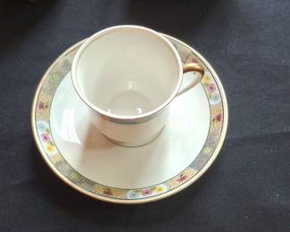 Warwick China Teacup and Saucer Set