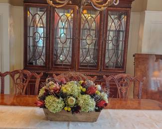 Chippendale Style Mahogany Dining Room Set