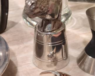 Vintage Horse Head Stirrup Cup