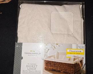 Threshold TC Canvas Basket Liner