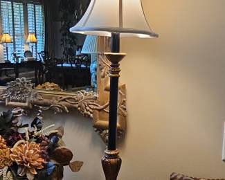 Wildwood Black and Gold Candlestick Table Lamp