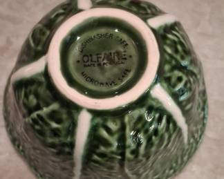 Olfaire Portugal Green Cabbage Leaf Bowls