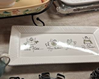 Holiday Multilingual Angel Serving Tray