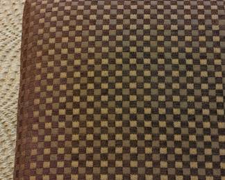 Jacobean Revival Barley Twist Upholstered Ottoman