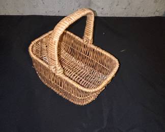 Handmade Wicker Market Basket