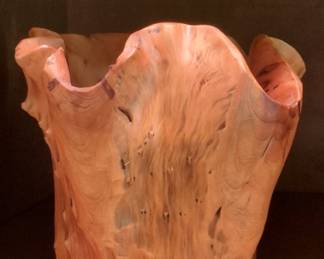 Hand-Turned Cedar Burl Live Edge Bowl