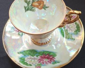Ucagco August Poppy Teacup and Saucer