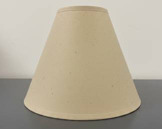 Tan Flecked Kraft Paper Empire Lampshade