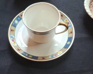 Warwick China C9232 Teacup and Saucer Set