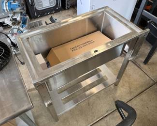 TRINITY Stainless Utility Sink, NEW