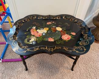 Hand Painted Tray Table