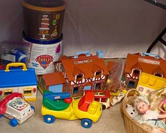 VINTAGE FISHER PRICE TOYS