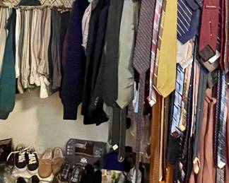 MENS CLOTHING, SHOES AND TIES