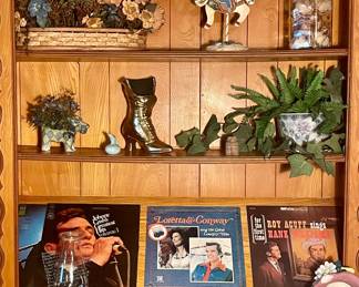 BRASS, FAUX PLANTS
