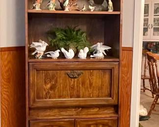 VINTAGE SECRETARY BOOKSHELF
