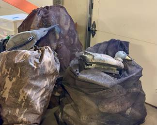 BAGS OF DUCK DECOYS