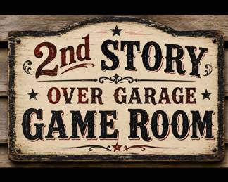THE FOLLOWING PICTURES IS INVENTORY FROM THE GAME ROOM OVER THE GARAGE