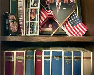 COLLECTION OF HISTORICAL WRITINGS, RONALD REAGAN PRINT