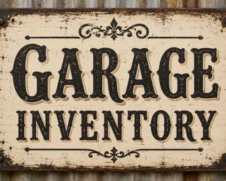 NEXT PICTURES ARE GARAGE INVENTORY