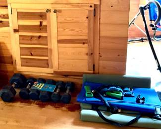 WEIGHTS AND WORKOUT EQUIPMENT