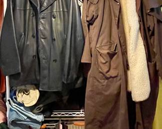 MENS LEATHER JACKET BY STRUCTURE, THE AUSTRALIAN OUTBACK COLLECTION COAT