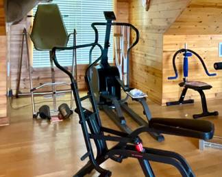 WESLO CARDIO GLIDE, AB-DOER, VISION FITNESS ELLIPTICAL