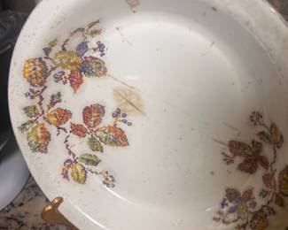 Crooksville Vintage China Plate
