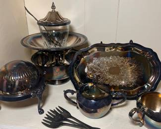 Silver Plated Serving pieces