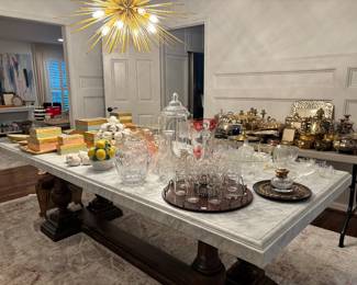 Crystal, Italian topiaries, florentine