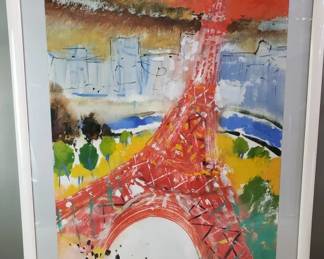 Lot 116  Signed Expressioniststyle acrylic on paper