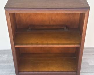 110  Lot 407h  Midcentury Modern wood bookcase