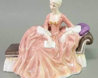 Lot 123  Royal Doulton porcelain Reverie figure