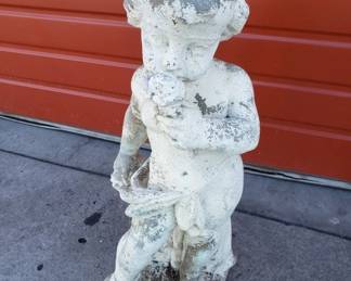 Lot 354  Cement garden statue