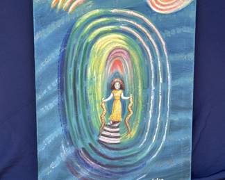 Lot 333h  Helga Schweininger signed oil painting