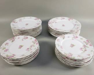 Lot 304  26 piece antique Haviland and Co. limoges