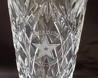 Lot 98  Waterford crystal award